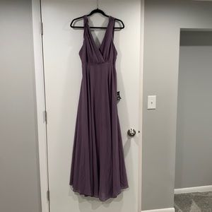 Lulus bridesmaid dress dusty purple